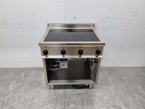 RVS Saro Keramisch fornuis kookplaat 4 pitten 400V 80 cm, Zakelijke goederen, Horeca | Keukenapparatuur, Gebruikt, Ophalen of Verzenden