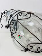 Lamp - Venetiaanse - Glas, Ijzer gesmeed - Een mond geblazen