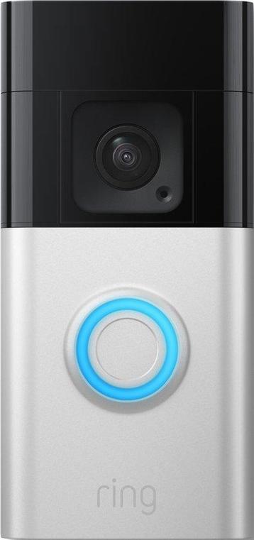 Ring - Battery Video Doorbell Plus 3 - Silver/Black (Wonen) beschikbaar voor biedingen