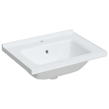 Wasbak keramiek wit 61x48 | retourdeal | op=op | 35% korting beschikbaar voor biedingen