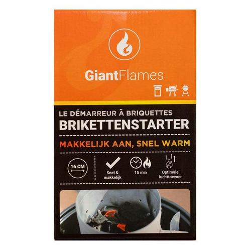 Giant Flames Brikettenstarter, Tuin en Terras, Barbecue-accessoires, Ophalen of Verzenden