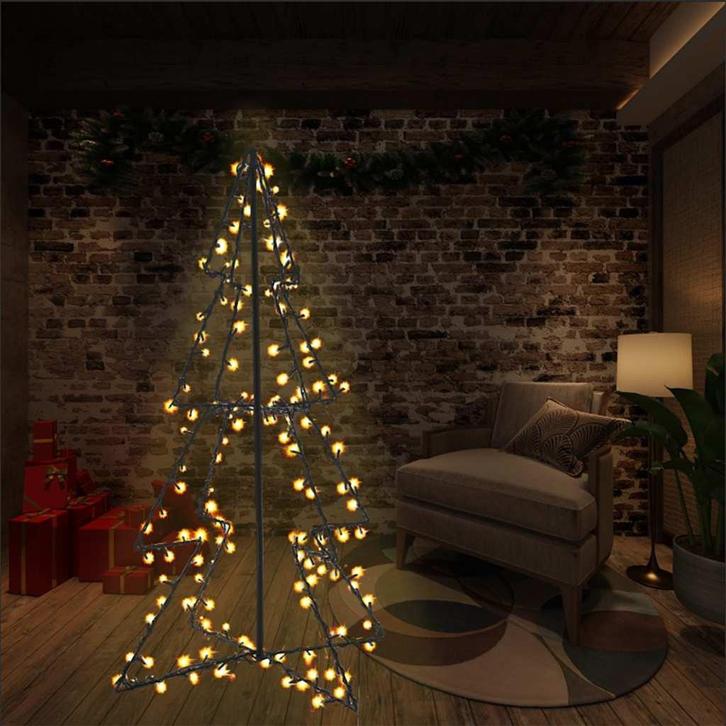 Buiten Kerstboom 160 LED | Retour | OP = OP, Huis en Inrichting, Woonaccessoires | Kunstplanten en Kunstbloemen, Nieuw, Ophalen of Verzenden