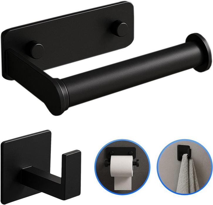 Nevana Toiletrolhouder - Wc rolhouder met ophanghaakje - WC, Huis en Inrichting, Badkamer | Badtextiel en Accessoires, Nieuw, Ophalen of Verzenden