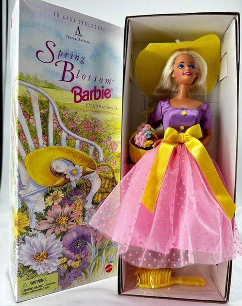 Mattel  - Barbiepop - Spring Blossom - 1995 - V.S., Antiek en Kunst, Antiek | Speelgoed