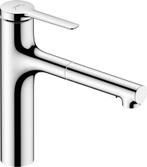Hansgrohe Zesis M33 ééngreeps keukenkraan 160 met metalen, Ophalen of Verzenden, Nieuw, Chroom, Kraan