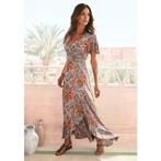 Lascana Maxi-jurk met paisley-print, split en volant,, Verzenden, Nieuw