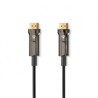 HDMI kabel 2.1 | Nedis | 20 meter (8K@60Hz, Glasvezel, HDR), Audio, Tv en Foto, Audiokabels en Televisiekabels, Nieuw, Verzenden