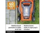 Powerplus POWDPG75610 - Accu grasmaaier - 40 V 420 mm, Verzenden, Zo goed als nieuw