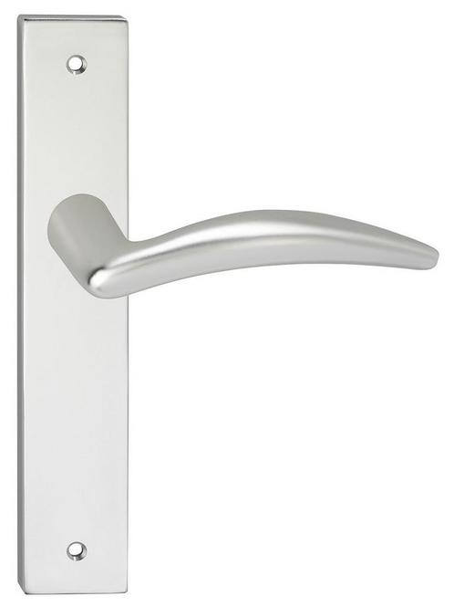 Deurklink Windsor op schild vierkant Blind aluminium, Doe-het-zelf en Verbouw, Hang- en Sluitwerk, Verzenden