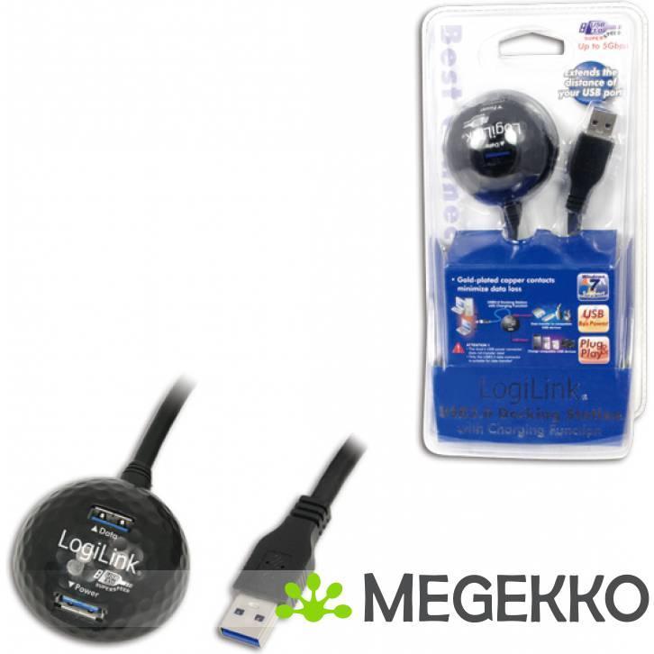 LogiLink CU0035 5000Mbit/s hub & concentrator, Computers en Software, USB Sticks, Nieuw, Verzenden