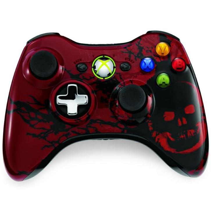 Microsoft Xbox 360 Controller Wireless Gears of War 3 Edi..., Spelcomputers en Games, Spelcomputers | Xbox 360, Zo goed als nieuw