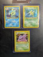 Pokémon - 3 Card - Muk, Scyther, Gyarados Holo - WOTC - Base, Hobby en Vrije tijd, Nieuw