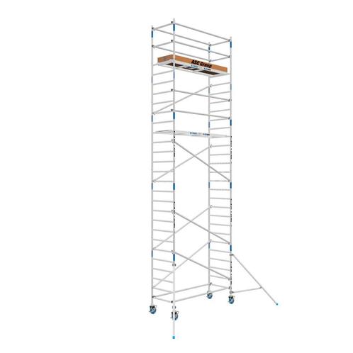 ASC Rolsteiger 90 x 9.2 mtr werkhoogte, Doe-het-zelf en Verbouw, Steigers, Rolsteiger of Kamersteiger, Nieuw, 5 meter of hoger