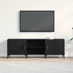 vidaXL TV-kast Zwart eiken 150 x 30 x 50 cm Bewerkt hout, 100 tot 150 cm, Verzenden, Nieuw, Minder dan 100 cm