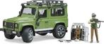Land Rover Defender Station Wagon met boswachter en hond van, Ophalen of Verzenden, Gebruikt