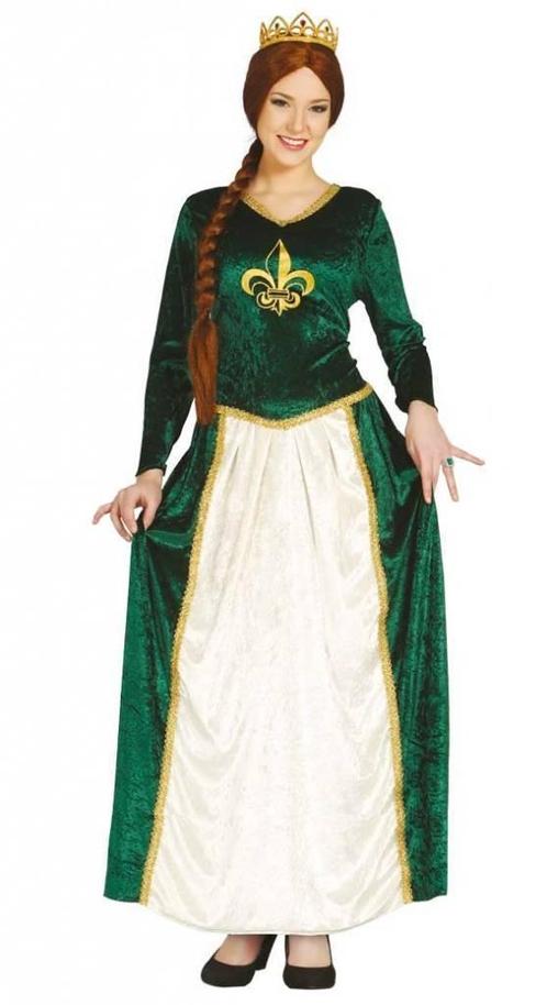 Middeleeuwse Koningin Jurk Dames, Kleding | Dames, Carnavalskleding en Feestkleding, Nieuw, Verzenden