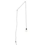 Design hanglamp zwart met stekker - Cavalux, Huis en Inrichting, Lampen | Hanglampen, Nieuw, Overige materialen, Design, Minder dan 50 cm