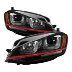 Spyder Volkswagen Golf VII 14-16 Projector Headlights DRL, Ophalen of Verzenden, Nieuw