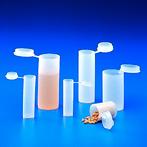 Plastic buisjes met dop   25 ml    5 stuks, Nieuw, Ophalen of Verzenden