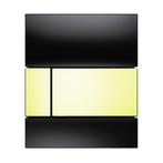 Urinoir Bedieningsplaat TECE Square Glas Zwart 10,4x12,4 cm, Ophalen of Verzenden, Nieuw, Chroom, Overige typen