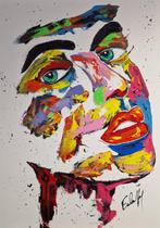 Henry Escobar - le visage   XL, Antiek en Kunst