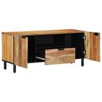 vidaXL Tv-meubel 105x33,5x46 cm massief acaciahout, Huis en Inrichting, Woonaccessoires | Cd- en Dvd-rekken, Verzenden, Nieuw