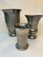 Fred Reijenga Amsterdam / RIO Tiel - Beker (3) - Tin - Vaas, Antiek en Kunst