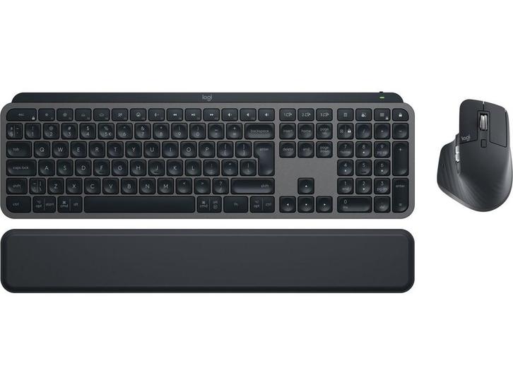 Logitech MX Keys S Combo - Draadloos Toetsenbord en Muis -, Computers en Software, Toetsenborden, Zo goed als nieuw, Verzenden