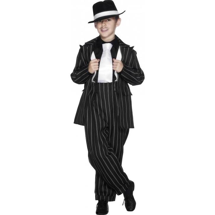 Verkleedkleding Gangster kostuum kind - Gangster kleding, Kinderen en Baby's, Carnavalskleding en Verkleedspullen, Ophalen of Verzenden