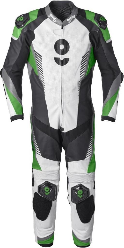 gms GRC-1 Zwart Wit Groen 1-Delig Motorpak, Motoren, Kleding | Motorkleding, Heren, Nieuw met kaartje, Overall, Verzenden