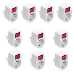 Verloopstekker | Q-link | Schakelaar | 10 stuks, Verzenden, Nieuw