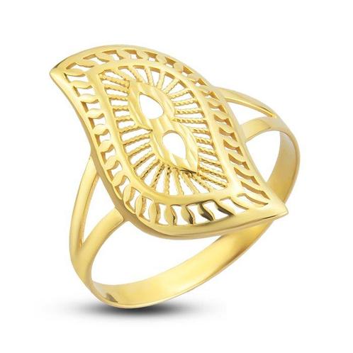 Zonder Minimumprijs - Ring - 14 karaat Geel goud, Sieraden, Tassen en Uiterlijk, Ringen