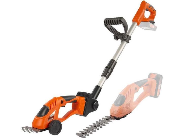 Dual Power Accu-heggenschaar / grasschaar POWDPG75300 -, Huis en Inrichting, Woonaccessoires | Overige, Zo goed als nieuw, Verzenden