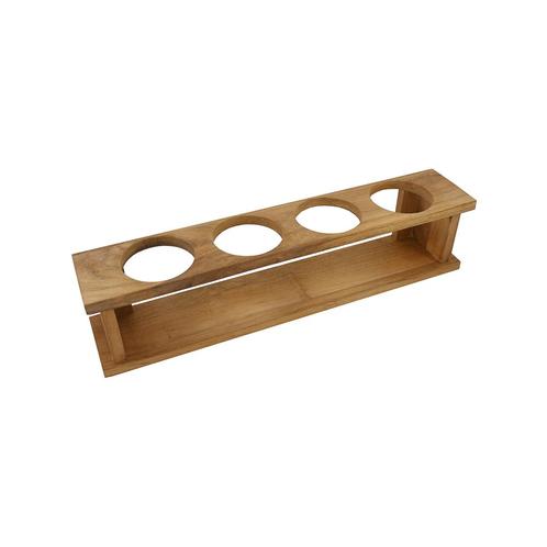 Teak Glazenrek quattro, Watersport en Boten, Accessoires en Onderhoud, Nieuw, Ophalen of Verzenden