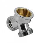 BONFIX Draad messing Y-stuk 3/4 bu x bi x bu verchroomd, Ophalen of Verzenden, Nieuw