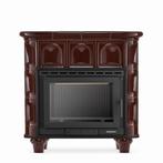 Houtkachel - 15 kW - betegeld - bruin - energielabel A, Ophalen of Verzenden, Nieuw