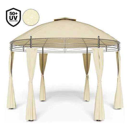 Paviljoen 350 cm Dawson Beige, Tuin en Terras, Partytenten, Ophalen of Verzenden