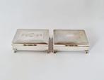 Zonder Minimumprijs - Sigarettendoos - Antieke zilveren, Verzamelen, Nieuw