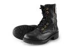 Tommy Hilfiger Veterboots in maat 37 Zwart | 10% extra, Kleding | Dames, Schoenen, Verzenden, Zwart, Overige typen, Zo goed als nieuw