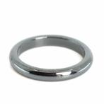 Edelstenen Ring Hematiet (3 mm - Maat 15), Sieraden, Tassen en Uiterlijk, Ringen, Nieuw, Verzenden