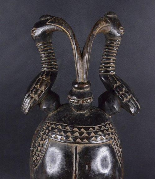 Mask - Baule - Ivoorkust, Antiek en Kunst, Kunst | Niet-Westerse kunst