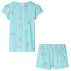 vidaXL Kinderpyjama met korte mouwen 128 ecru, Kinderen en Baby's, Kinderkleding | Overige, Verzenden, Nieuw