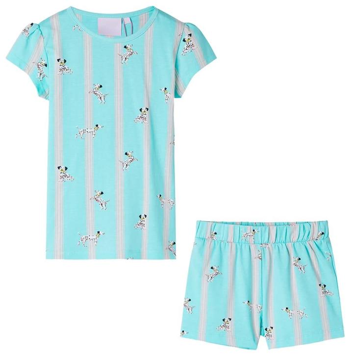 vidaXL Kinderpyjama met korte mouwen 128 ecru, Kinderen en Baby's, Kinderkleding | Overige, Nieuw, Verzenden