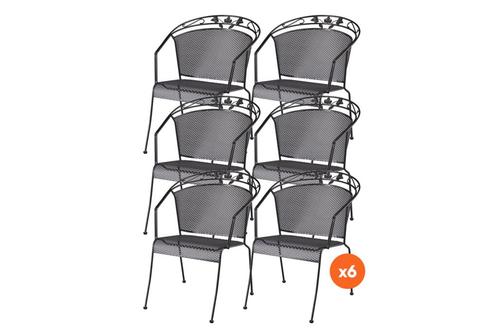 Set van 6 - Kettler Toledo stapelstoel, Tuin en Terras, Tuinsets en Loungesets, Nieuw, Overige materialen, Verzenden