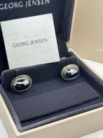 Georg Jensen - Manchetknopen Zilver - Hematite inleg - met