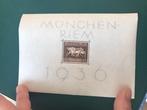 Duitse Rijk 1936/1937 - 8 opeenvolgende blokken met, Gestempeld