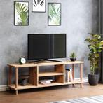 [en.casa] TV meubel Ærøskøbing 120x29x43 cm houtkleurig, Huis en Inrichting, Kasten | Televisiemeubels, Verzenden, Nieuw
