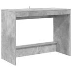 vidaXL Bed Bureau Beton Grijs 100 x 45 x 75 cm Bewerkt hout, Verzenden, Nieuw