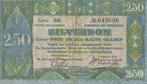 Zilverbon 2,50 gulden 1922 Zeer Fraai, Postzegels en Munten, Bankbiljetten | Nederland, Verzenden