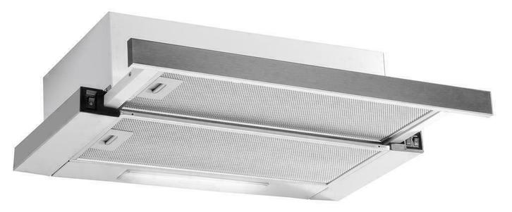 Vlakscherm afzuigkap RVS LED 2jr garantie NIEUW, Witgoed en Apparatuur, Afzuigkappen, Inbouw, 400 tot 600 m³ per uur, Motor, Recirculatie